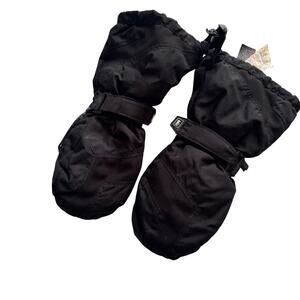 REI Black Winter Mittens - Size 3T - Worn see photos